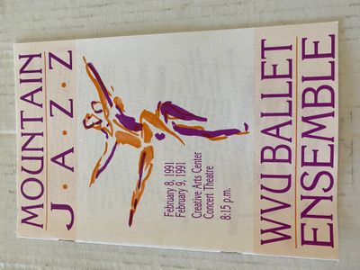 Mountain Jazz WVU Ballet Ensemble pamphlet from 1991